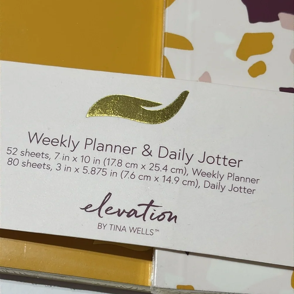 Elevation Undated Weekly Planner & Jotting Pad Set